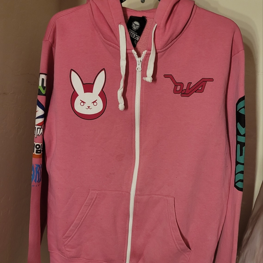 J!NX Medium Overwatch D.va Pink Jacket